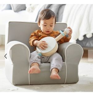 Pottery Barn Kids Gray Armchair Cover